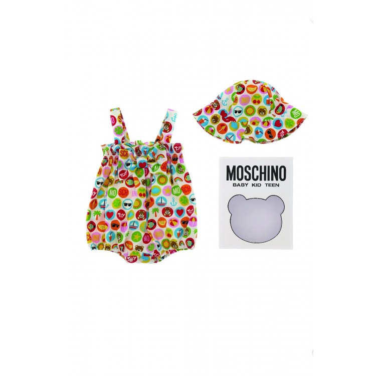 MOSCHINO Pagliaccetto fantasia neonato