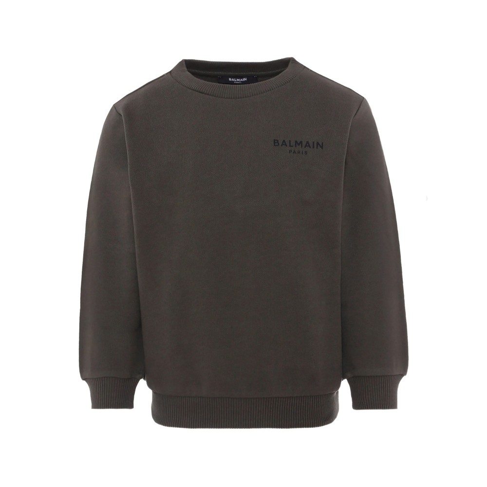 BALMAIN Felpa kaki...