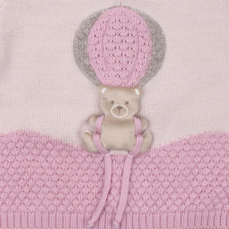 MARLU' Set 2 pezzi beige e marsala neonata