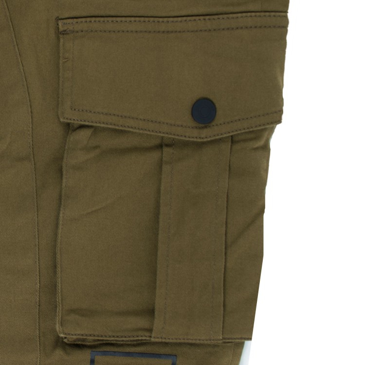 DSQUARED Pantalone cargo verdone ragazzo