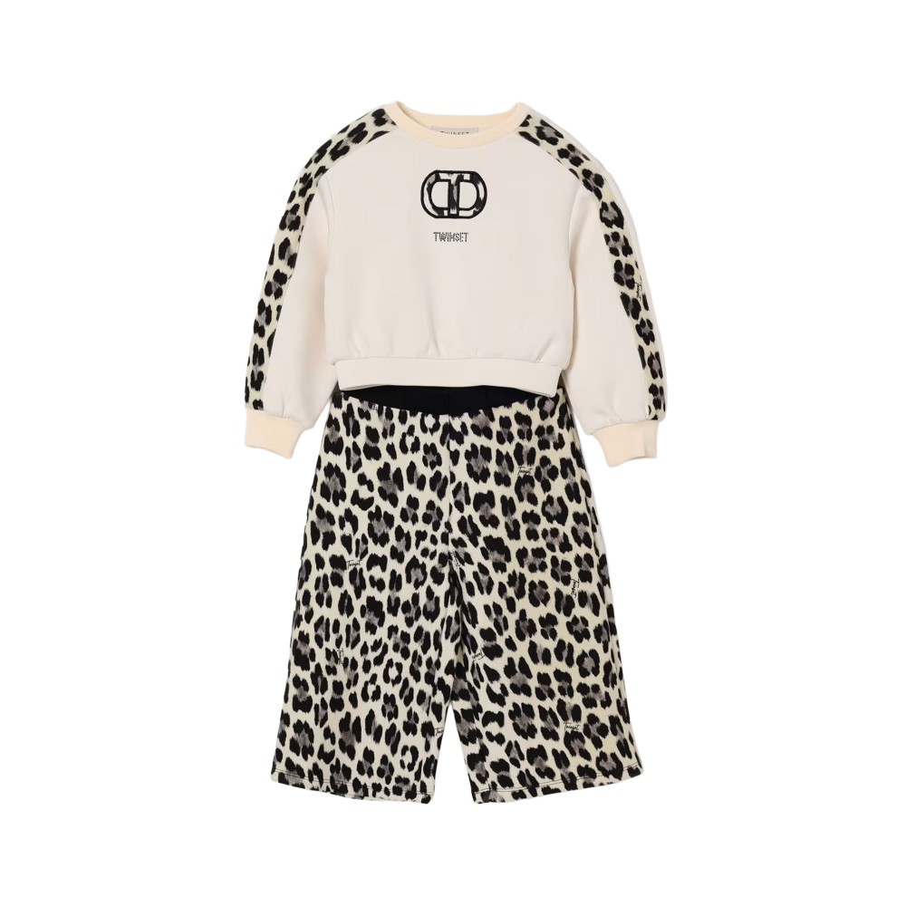 TWIN-SET Tuta leopardata...