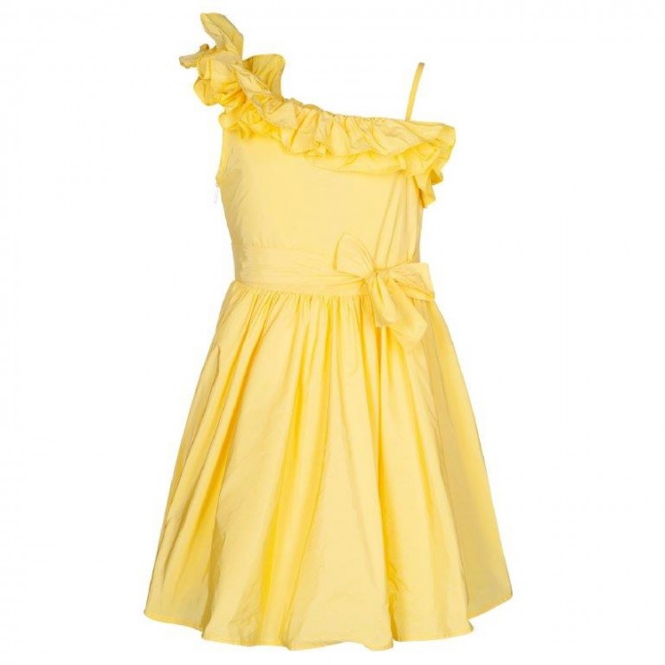 MSGM Abito giallo bambina