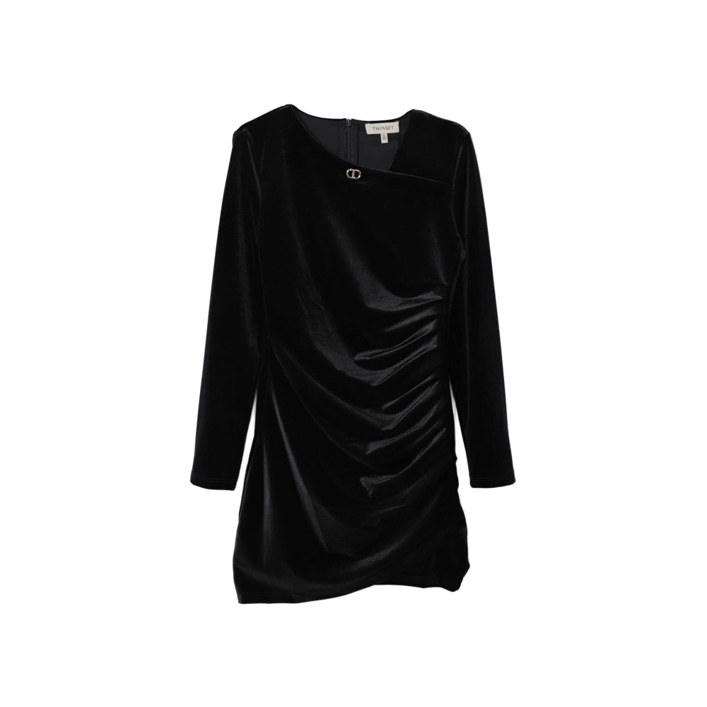 TWIN-SET Abito nero in...