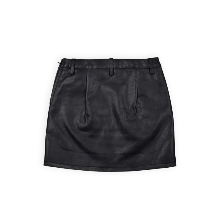 TWIN-SET Gonna nera spalmata bambina