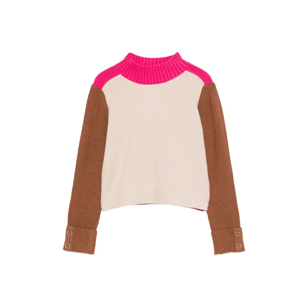 TWIN-SET Lupetto beige,...