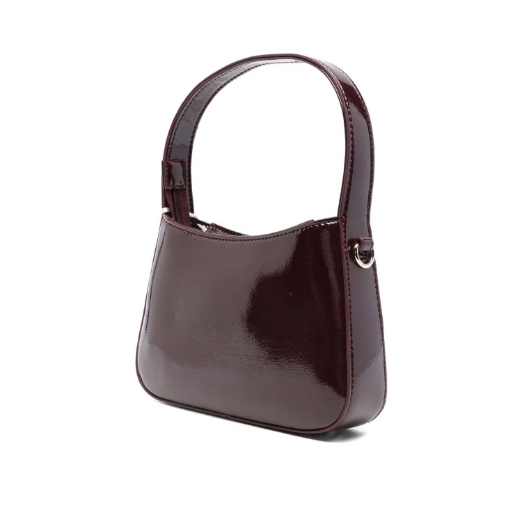 TWIN-SET Borsa burgundy logata lucida bambina