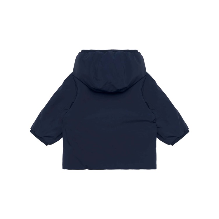 K-WAY Giacca blu e verde reversibile neonato
