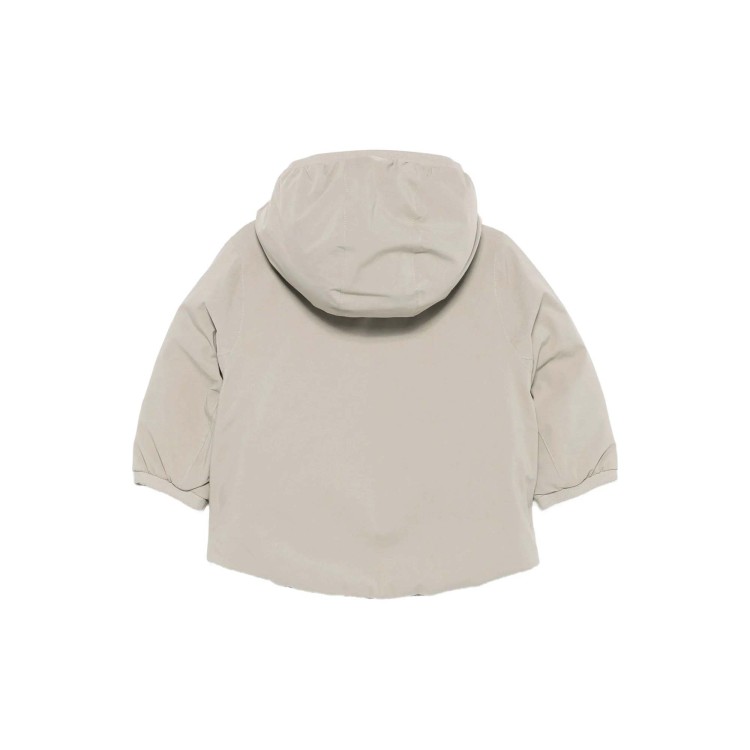 K-WAY Giacca beige e blu reversibile neonato