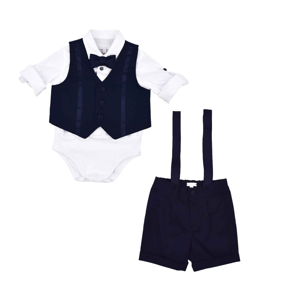 BABY A Completo blu navy...