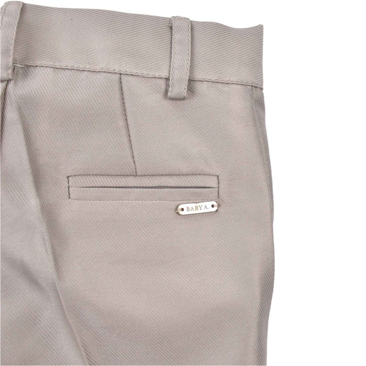 BABY A Completo con gilet in filo e pantaloni neonato