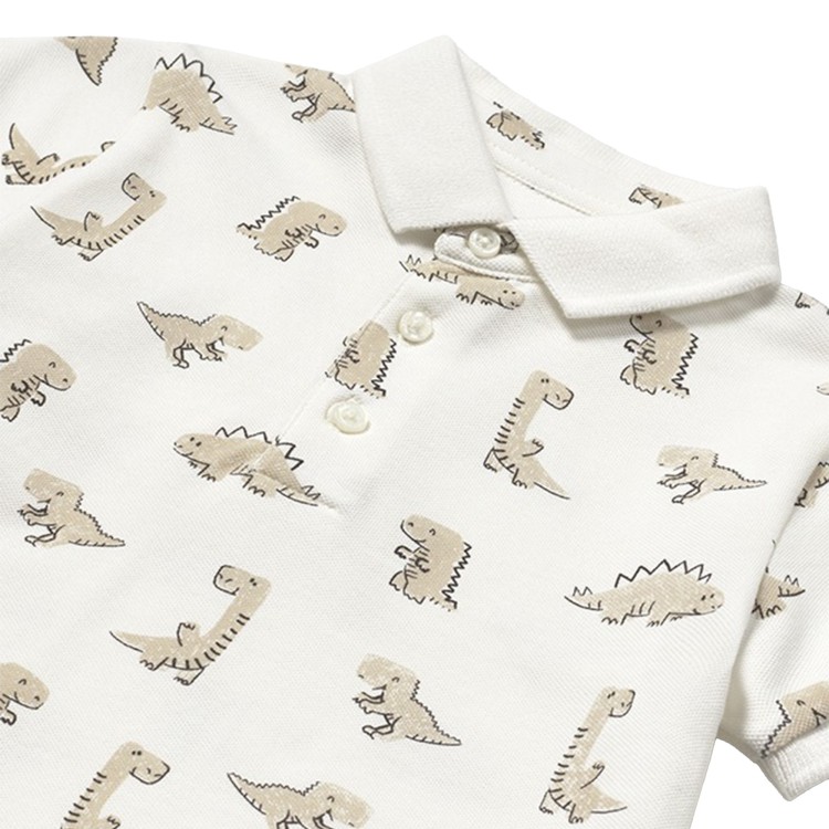 MAYORAL Polo panna con stampa all over neonato