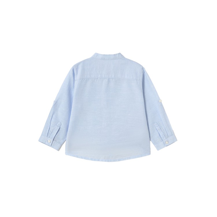 MAYORAL Camicia celeste a maniche lunghe neonato