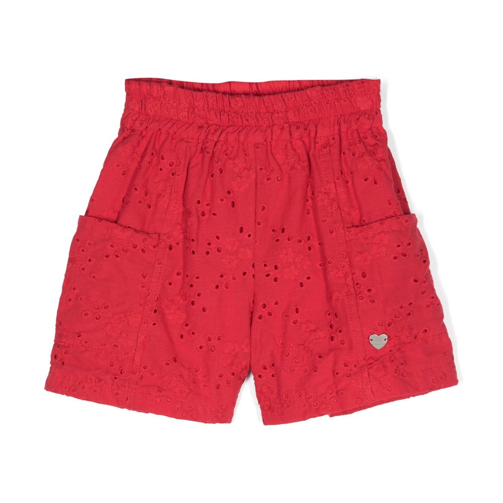 MONNALISA Short con pizzo...