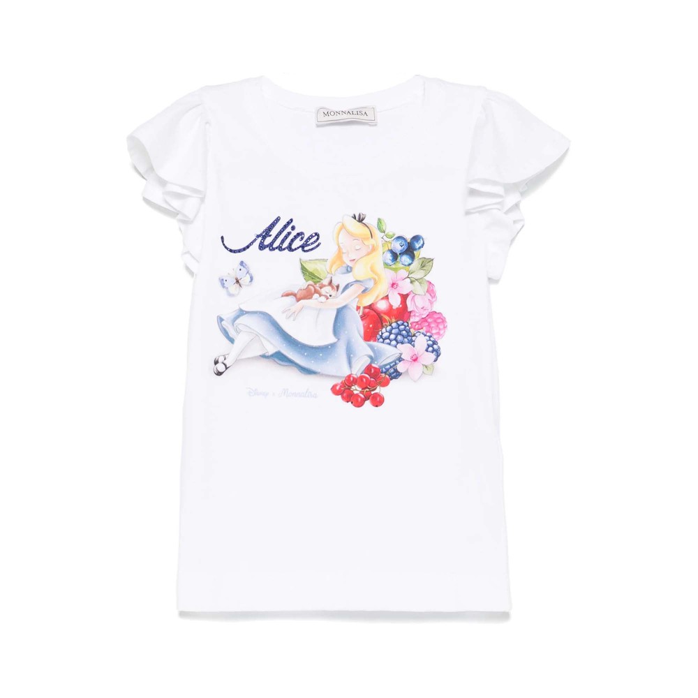 MONNALISA T-shirt bianca...