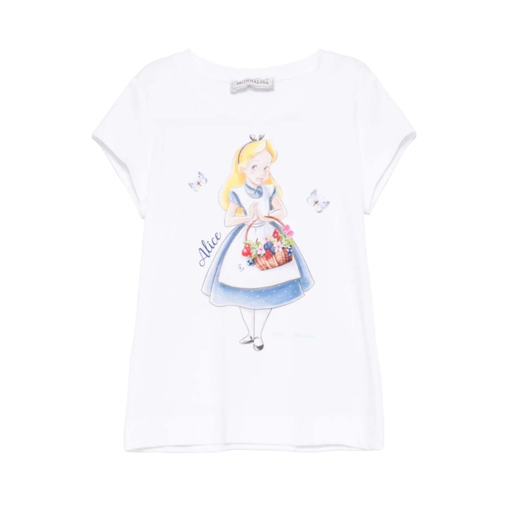 MONNALISA T-shirt bianca...