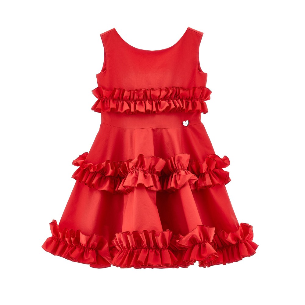 MONNALISA Abito rosso con...