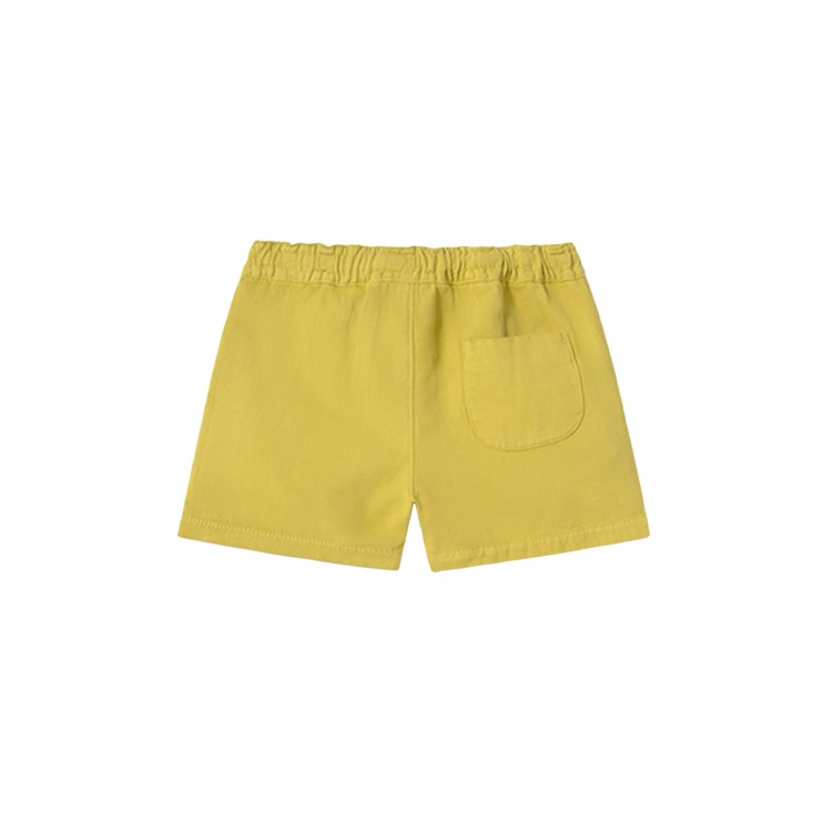 MAYORAL Shorts gialli in lino neonato