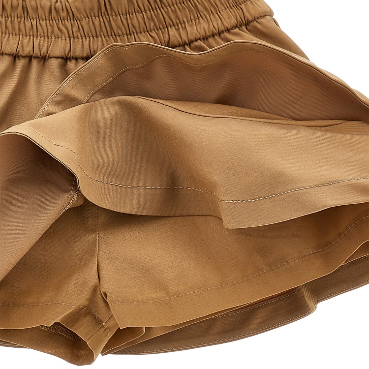 MONNALISA Gonna caramello a balze bambina