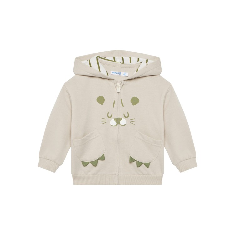 MAYORAL Completo 3 pezzi verde con stampa neonato