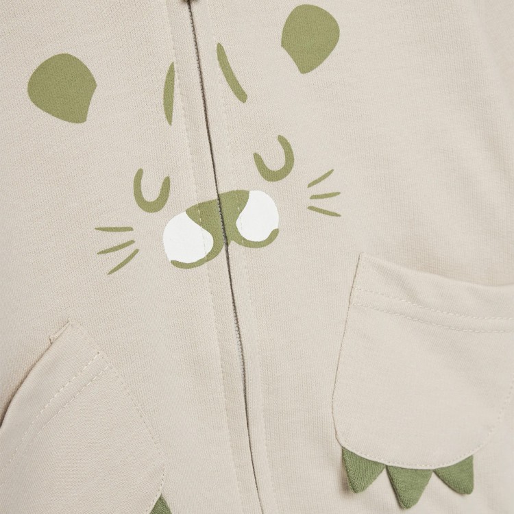 MAYORAL Completo 3 pezzi verde con stampa neonato