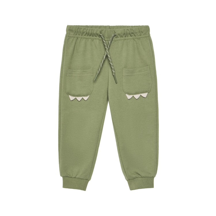 MAYORAL Completo 3 pezzi verde con stampa neonato