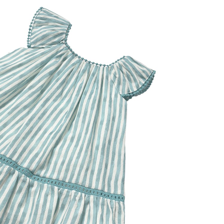 MAYORAL Abito smeraldo a righe neonata