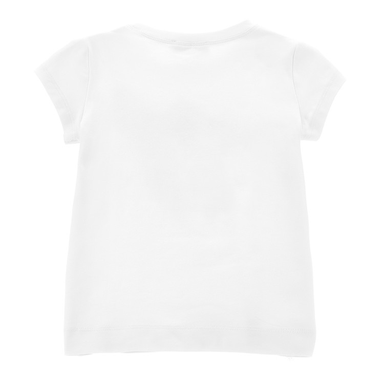 MONNALISA T-shirt bianca Bambi con cristalli bambina