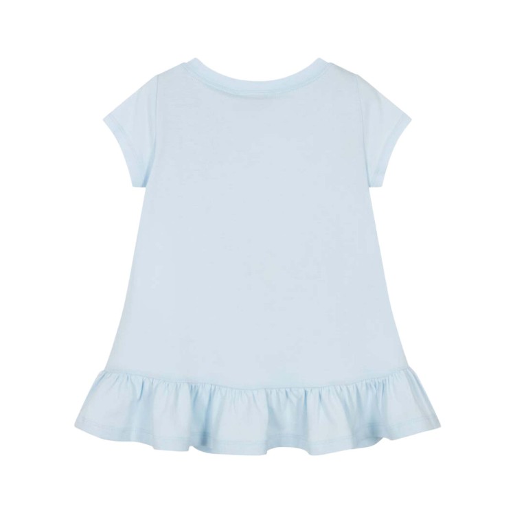 MONNALISA T-shirt celeste Alice con balza bambina