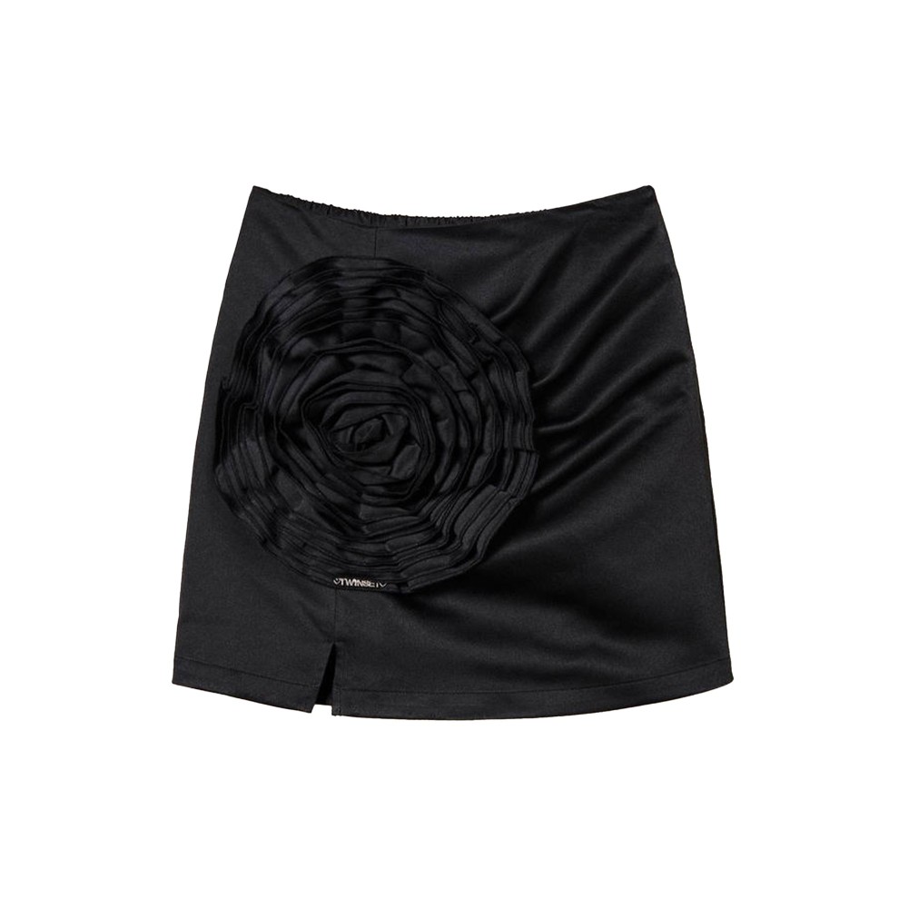 TWIN-SET Gonna nera con...