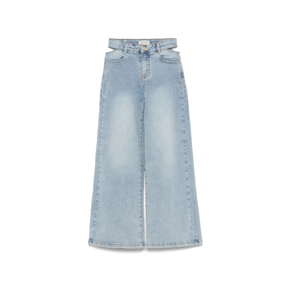 TWIN-SET Jeans wide leg...