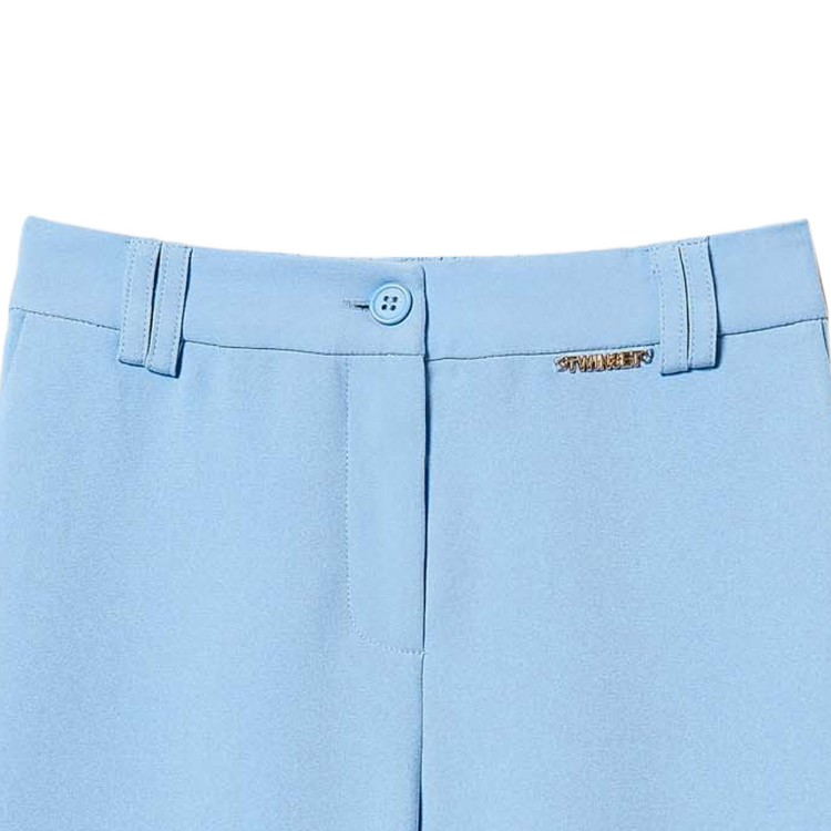 TWIN-SET Pantaloni celesti a palazzo bambina