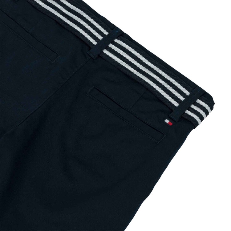 TOMMY HILFIGER Shorts blu navy con cintura bambino