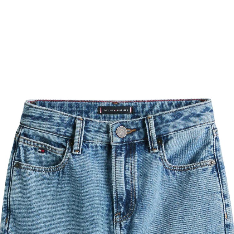 TOMMY HILFIGER Shorts in denim fit regular bambino