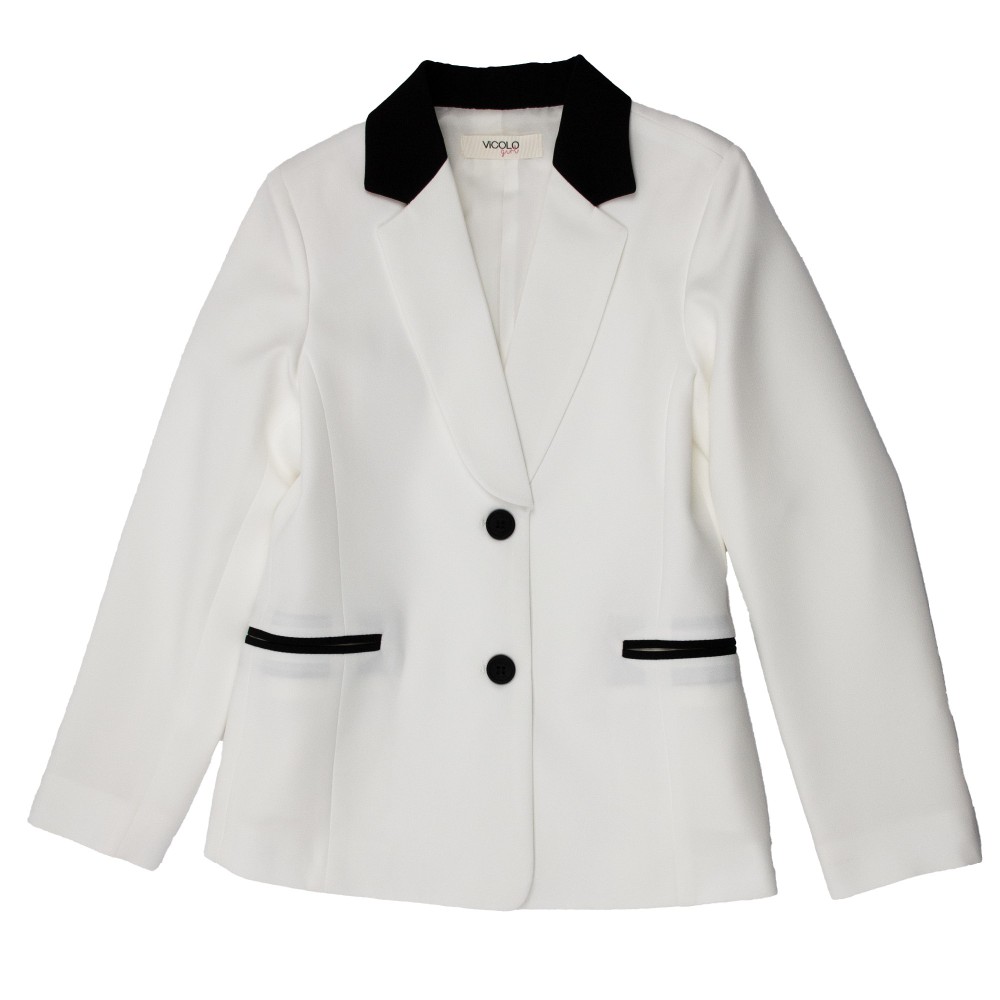 VICOLO Blazer color panna e...