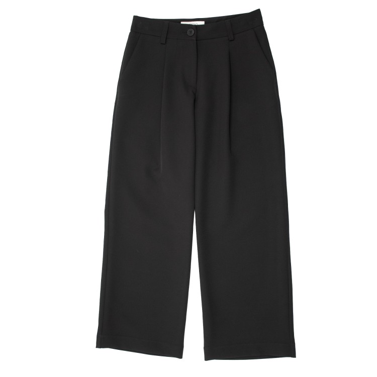 VICOLO Pantaloni con pence color nero per bambina