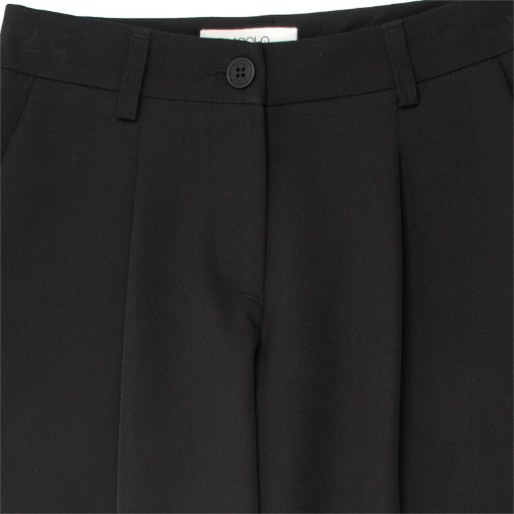 VICOLO Pantaloni con pence color nero per bambina