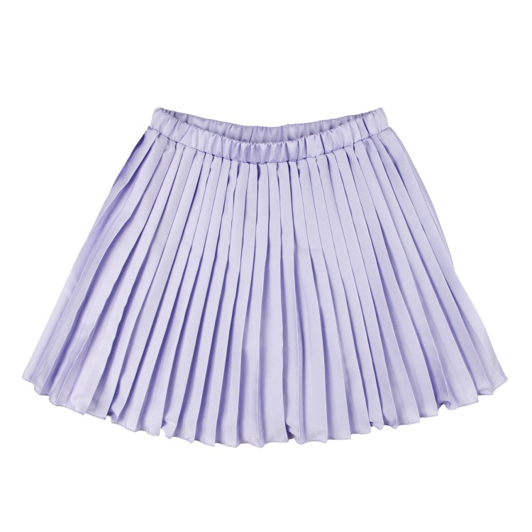VICOLO Gonna plisse in raso lilla per bambina