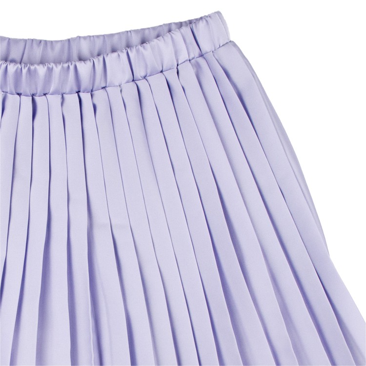 VICOLO Gonna plisse in raso lilla per bambina