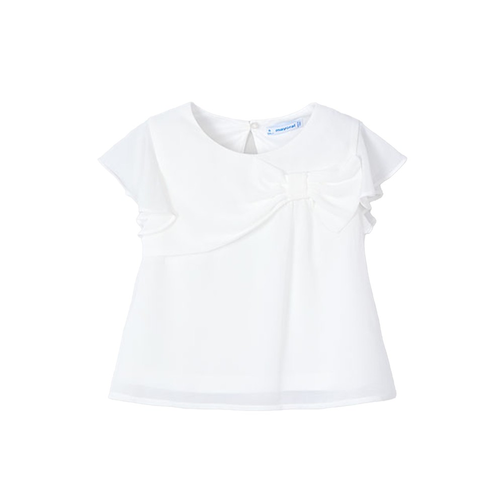 MAYORAL Blusa bianca con...