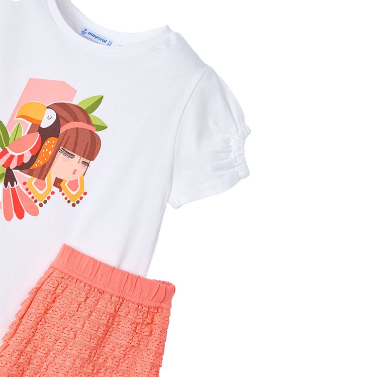 MAYORAL Set 2 pezzi stampato bambina