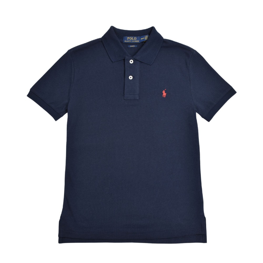 RALPH LAUREN Polo blu bambino