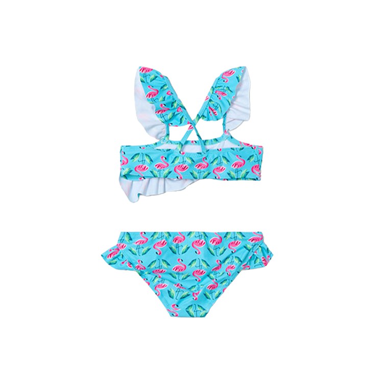 MAYORAL Costume due pezzi turchese stampato bambina