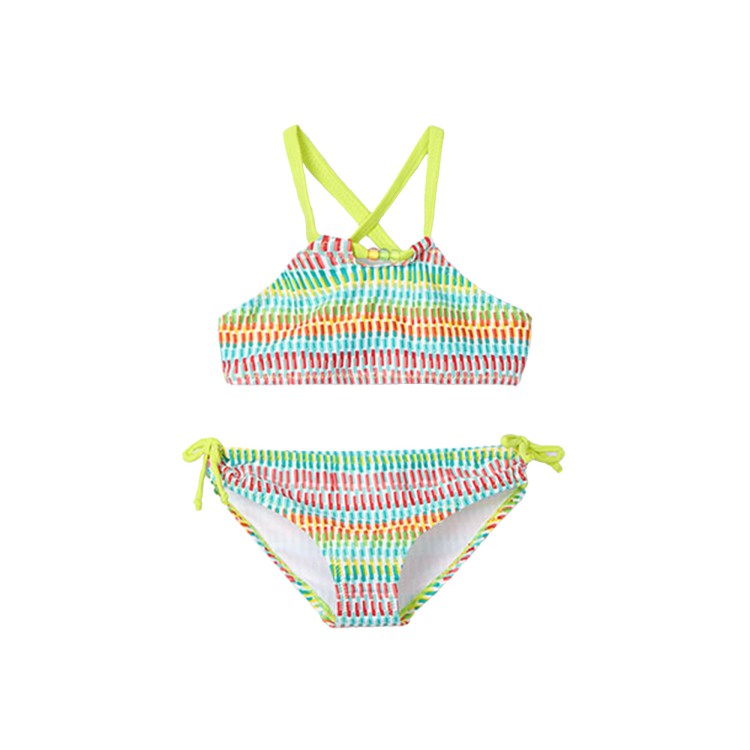 MAYORAL Costume due pezzi verde con perline bambina