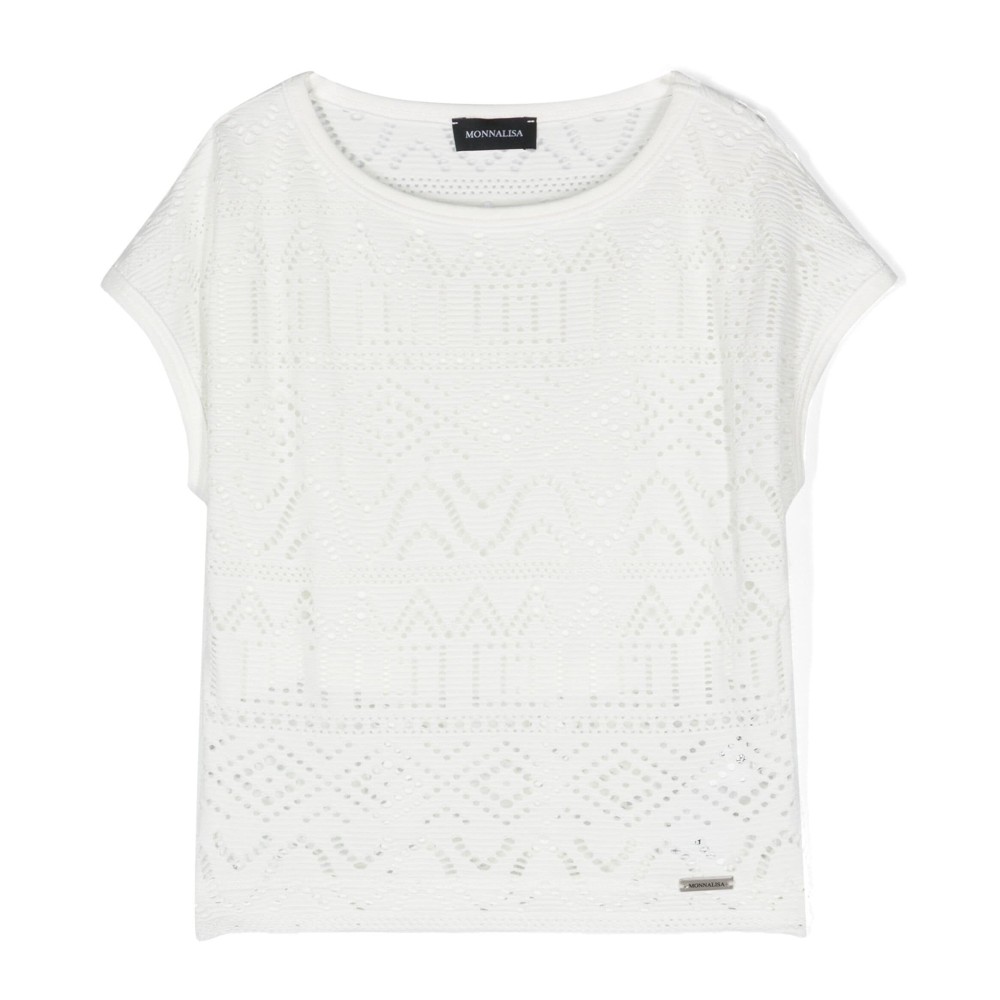 MONNALISA T-shirt cotone...