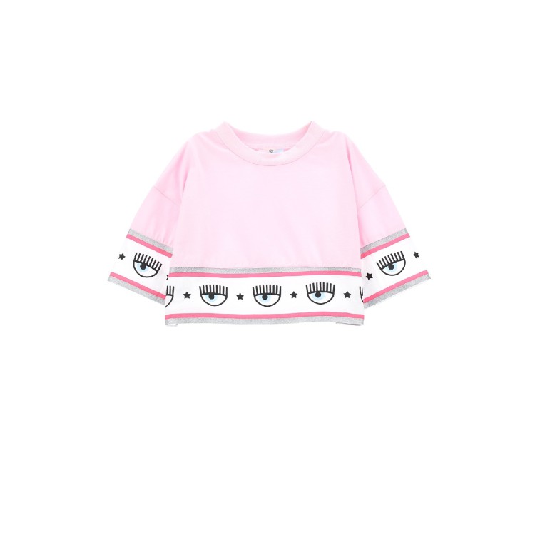 CHIARA FERRAGNI T-shirt rosa bambina