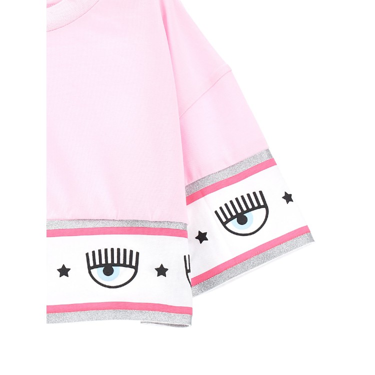CHIARA FERRAGNI T-shirt rosa bambina