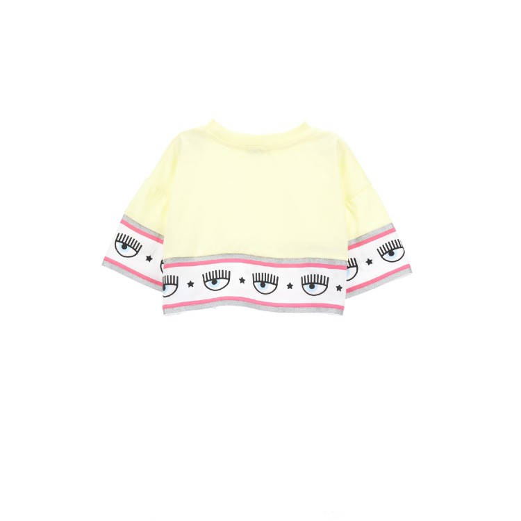 CHIARA FERRAGNI T-shirt gialla bambina