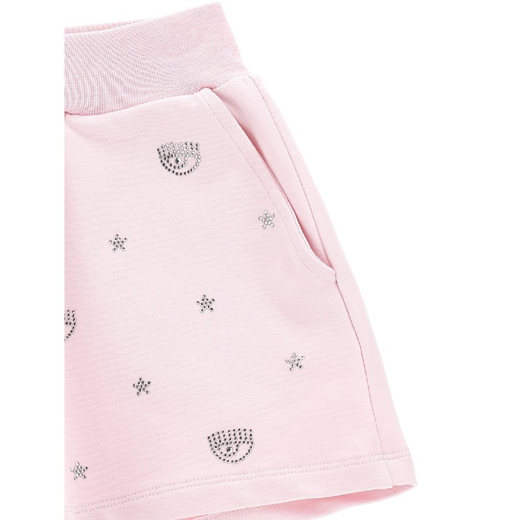 CHIARA FERRAGNI Pantaloncini rosa bambina