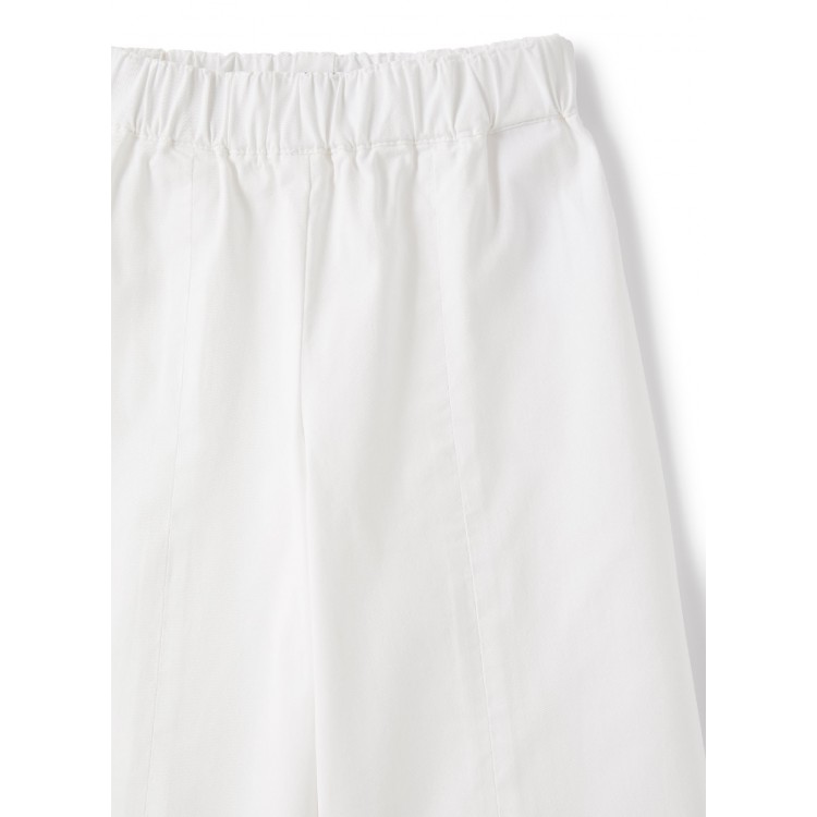 IL GUFO Pantalone bianco bambina