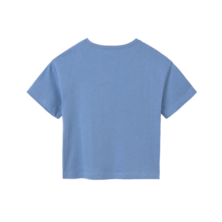 MAYORAL T-shirt azzurra con scritta bambina